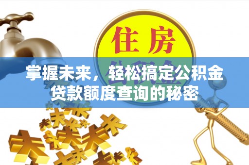 服务掌握未来，轻松搞定公积金贷款额度查询的秘密