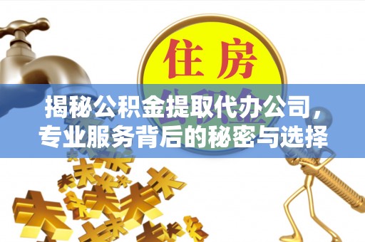 服务揭秘公积金提取代办公司，专业服务背后的秘密与选择指南