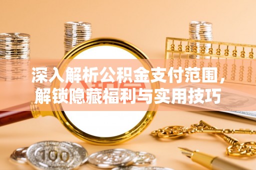 服务深入解析公积金支付范围，解锁隐藏福利与实用技巧