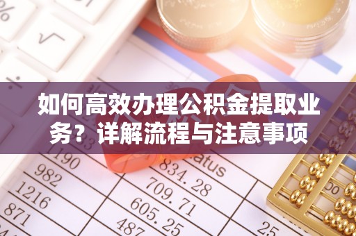 服务如何高效办理公积金提取业务？详解流程与注意事项