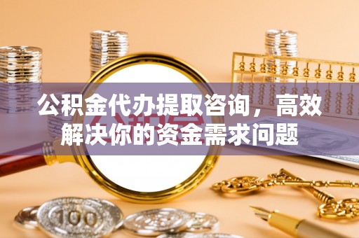 服务公积金代办提取咨询，高效解决你的资金需求问题