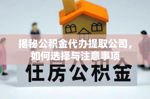 服务揭秘公积金代办提取公司，如何选择与注意事项