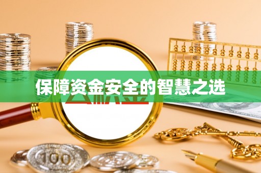 服务保障资金安全的智慧之选