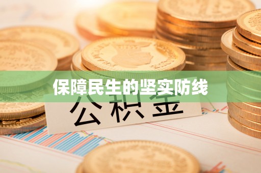 服务保障民生的坚实防线