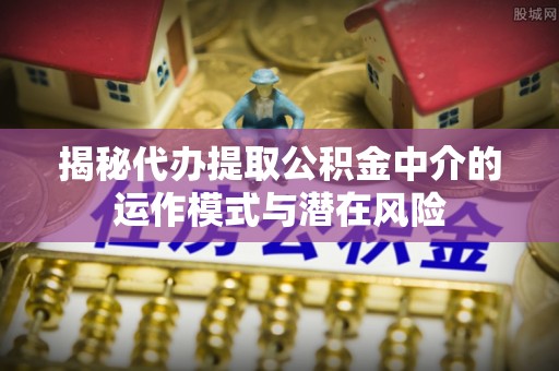 服务揭秘代办提取公积金中介的运作模式与潜在风险