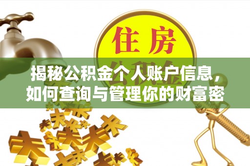 服务揭秘公积金个人账户信息，如何查询与管理你的财富密码