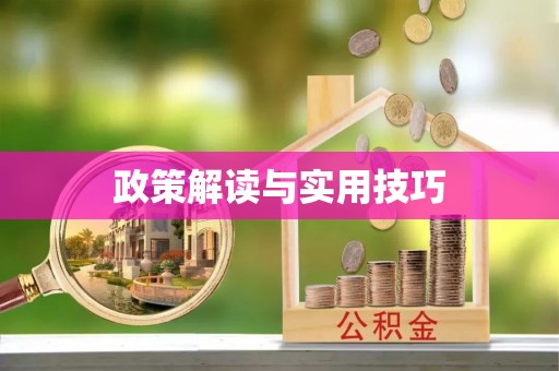 服务政策解读与实用技巧