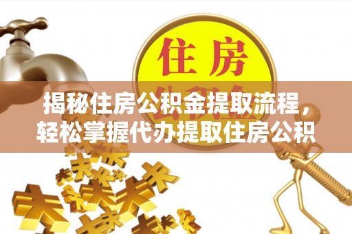 服务揭秘住房公积金提取流程，轻松掌握代办提取住房公积金技巧