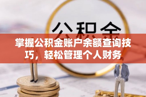 服务掌握公积金账户余额查询技巧，轻松管理个人财务