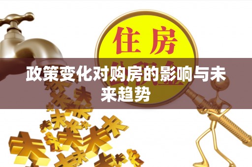 服务政策变化对购房的影响与未来趋势