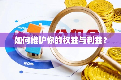 服务如何维护你的权益与利益？