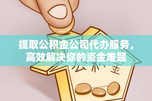 服务提取公积金公司代办服务，高效解决你的资金难题
