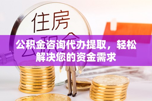 服务公积金咨询代办提取，轻松解决您的资金需求